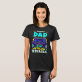 13歳の誕生日お父さん公式ティーンエイジャーのビデオゲーム Tシャツ (正面フル)