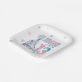 13歳の誕生日のスケートで滑るパーティー ペーパープレート (傾斜あり)