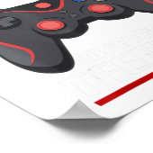 13歳の誕生日の男の子10代の若者誕生日ゲーマーゲームg ポスター (角)