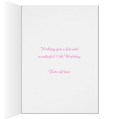 13歳の誕生日の花アクアカスタムピンクイエロー (内側 (右))