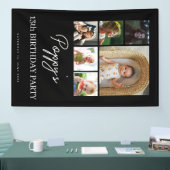 13歳の誕生日パーティーのオフィシャルティーンエイジャーの写真コラージュ 横断幕 (トレードショー)