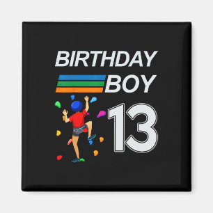 13歳の誕生日ボルダリング ロッククライミング マグネット
