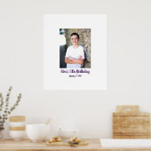 13歳の誕生日13thサインインパーティーボード13 ポスター (キッチン)