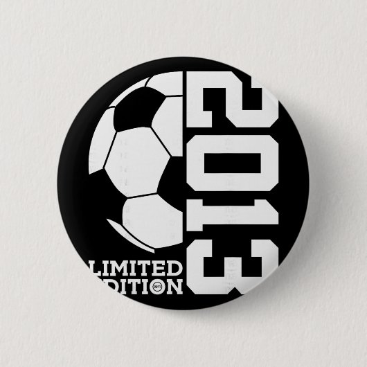 13歳の誕生日 サッカー 限定版 2013 缶バッジ (正面)