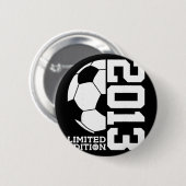 13歳の誕生日 サッカー 限定版 2013 缶バッジ (正面&裏面)