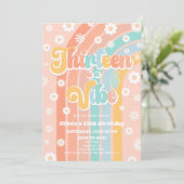 13歳はヴィベデイジー13歳の誕生日パーティー 招待状 (スタンド正面)