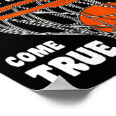 13歳ハッピー13誕生日バスケットボール13位 ポスター (角)