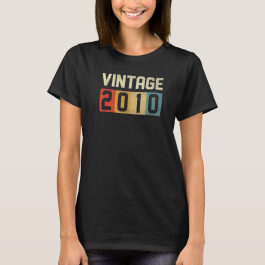 13歳ヴィンテージ2010年、2010年13歳 Tシャツ (正面)