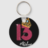 13歳公式10代の若者13誕生日ギフト キーホルダー (正面)