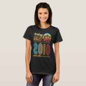 13歳誕生日ヴィンテージ威厳がある2010女の子B Tシャツ (正面フル)