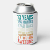 13歳156カ月素晴らし13誕生日 缶クーラー (缶裏面)