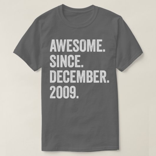 13歳2009年12月13誕生日5 Tシャツ (デザイン正面)