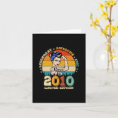 13歳2010ヴィンテージギフト女性13誕生日 カード (黄色い花)