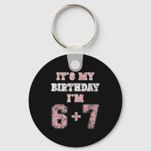 13歳 誕生日 おもしろ 六 七 ティーン お祝い 13才 キーホルダー