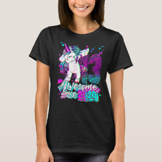 13歳 誕生日 ユニコーン ダビング 13才 Tシャツ