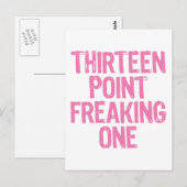 13点自由一葉書 ポストカード (正面/裏面)