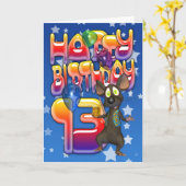 13番目の誕生日カード、ハッピーバースデー カード (黄色い花)