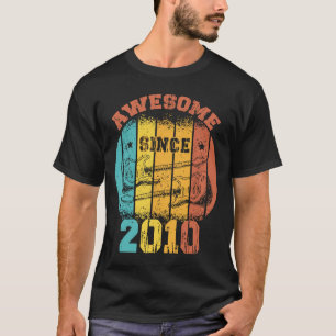 13番目の誕生日ヴィンテージ2010レトロ13歳Guit Tシャツ