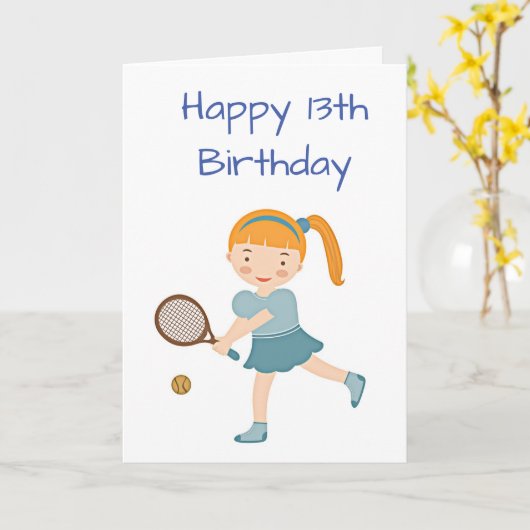 「13番目祝の誕生日カードまでの時間」 カード (黄色い花)