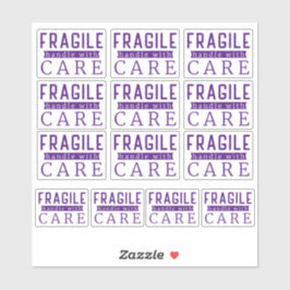 13紫の細い取っ気に手で小規模企業 シール