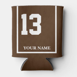 13茶色(白馬鞍毛布カスタム) 缶クーラー