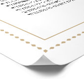 13表タンスターフィッシュ24x36結婚の座席表 ポスター (角)