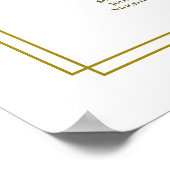 13表春フローラ結婚の座席表 ポスター (角)