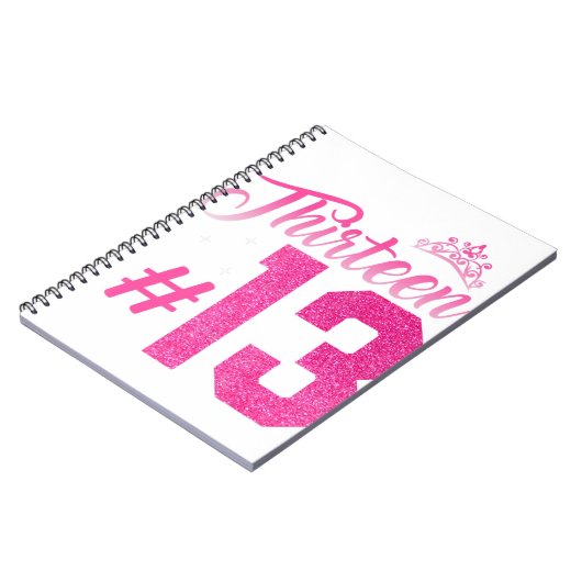 13誕生日ガールズ13年10代の10代の若者誕生田 ノートブック (左側)