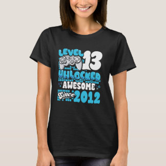 13誕生日ゲーマーレベル13歳アンロックVi Tシャツ