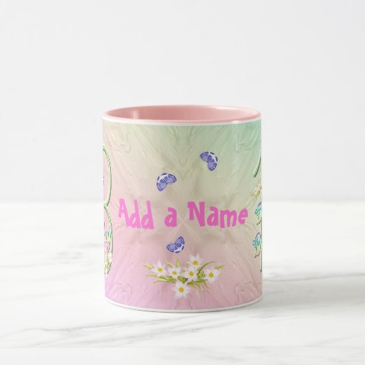 13誕生日バタフライガーデンマグ マグカップ (中央)