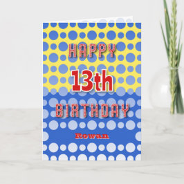 13誕生日名前の円パターンを追加 カード