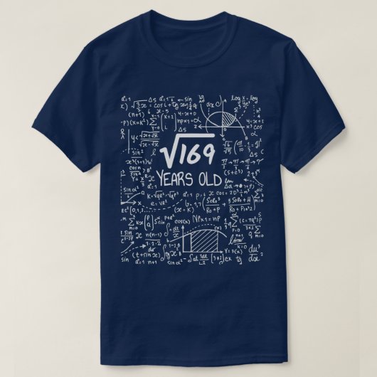 13誕生日平方根169 13歳(1) Tシャツ (デザイン正面)