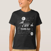 13誕生日平方根Math 13歳Bday Tシャツ (正面)