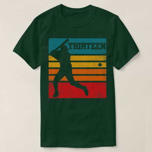 13誕生日打者 Tシャツ (デザイン正面)