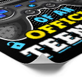 13誕生日誇りを持ったパパ公式10代の若者ビデオGa ポスター (角)