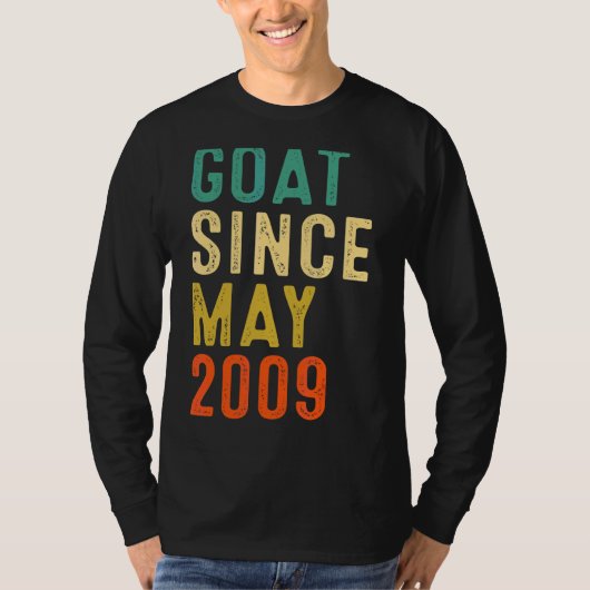 13誕生日13歳ヤギ2009年5月Vin Tシャツ (正面)