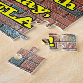 13誕生日:おもしろいグラフィティインスパイアレインボー13 ジグソーパズル (側面)