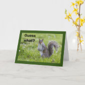 **13誕生日**コメディアリスからの願い カード (黄色い花)