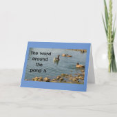 **13誕生日**新10代の若者 カード (正面)