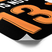 13誕生日Bysketbyll – このBykerは今13 ポスター (角)