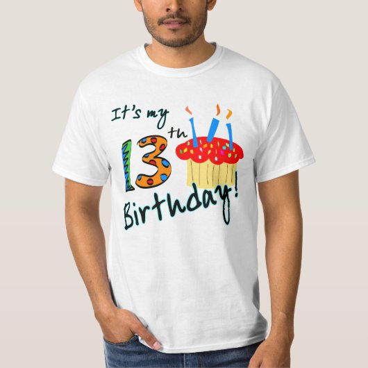 13誕生日Tシャツ Tシャツ (正面)