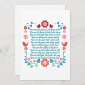 13賛美歳 招待状 (正面/裏面)