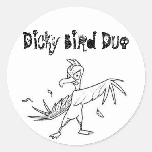 1306390029_1df9e16e50、Dicky Bird Duo ラウンドシール (正面)