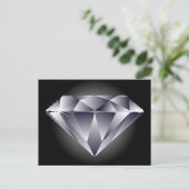 1307552490_Vector_Clip art silver diamond black ポストカード (スタンド正面)