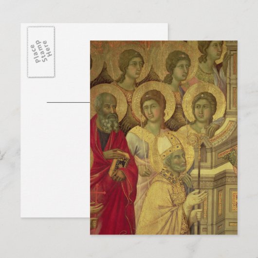 1308年～11年、聖人。 ポストカード (正面/裏面)