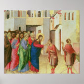 1311年、イエスは盲人の目生まれを開く ポスター (正面)