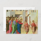 1311年、イエスは盲人の目生まれを開く ポストカード (正面/裏面)