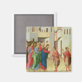 1311年、イエスは盲人の目生まれを開く マグネット (正面/裏面)