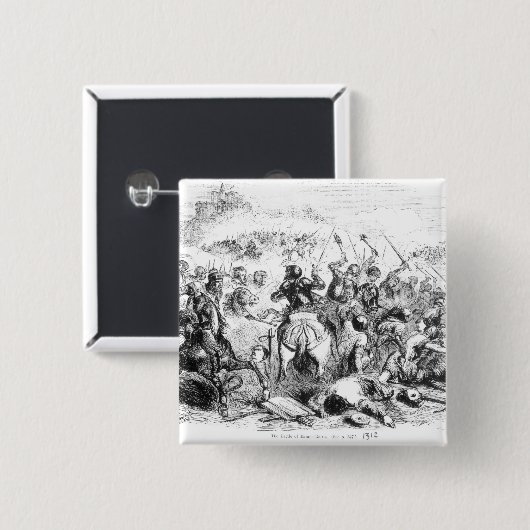 1314年にBannockburnの戦い 缶バッジ (正面&裏面)