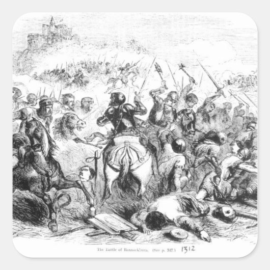 1314年のバンノックバーンの戦い スクエアシール (正面)